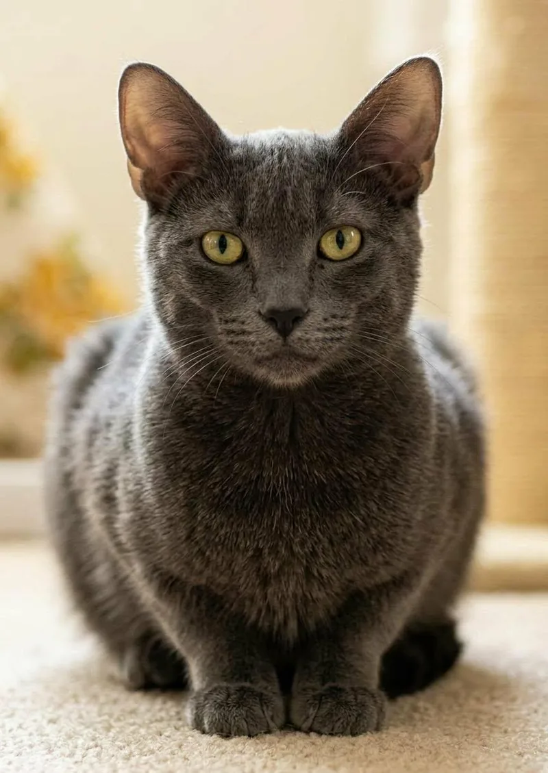A young medium-sized male American Shorthair cat named Beethoven for adoption in Elizabeth, CO
