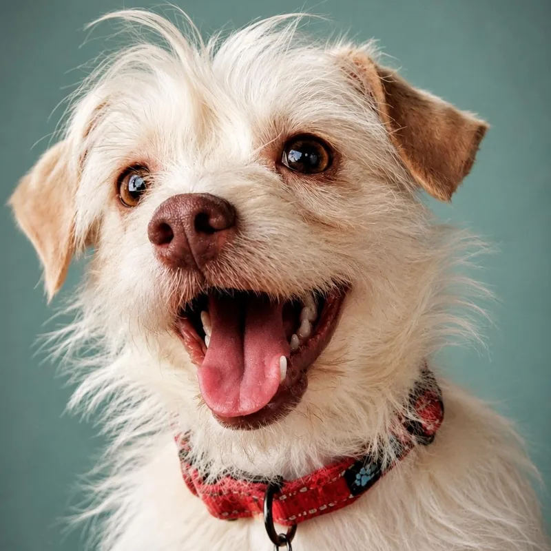 An adult small-sized female White / Cream Terrier dog named Lumina for adoption in Fort Worth, TX
