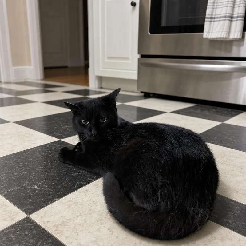 A baby medium-sized male Black Domestic Medium Hair cat named Jon Snow for adoption in Spring Brook, NY