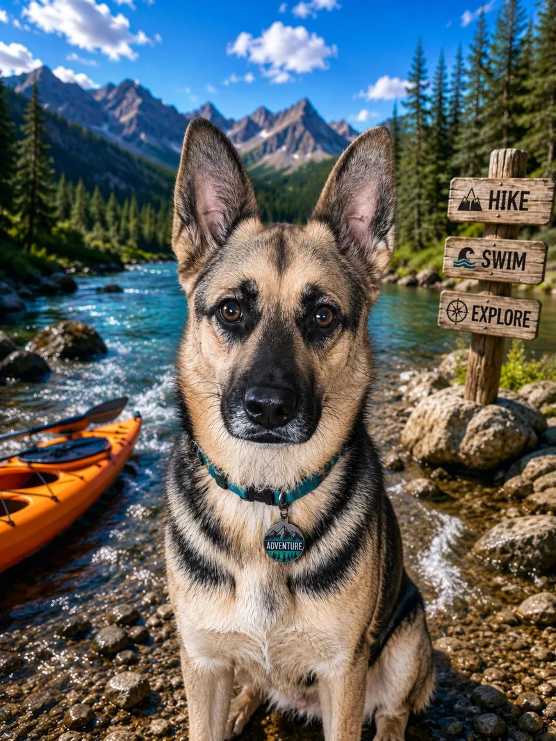 An adult medium-sized female German Shepherd Dog dog named Zelda for adoption in Liverpool, TX