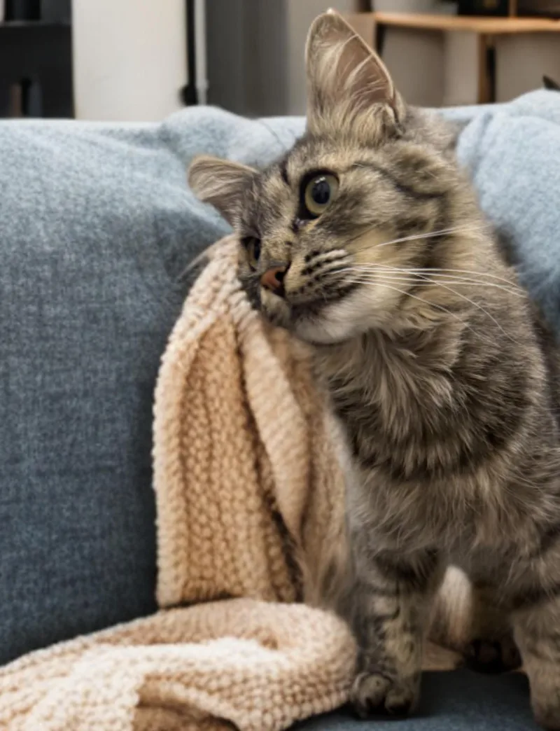 A young large-sized male American Shorthair cat named Bandy for adoption in Twin Falls, ID