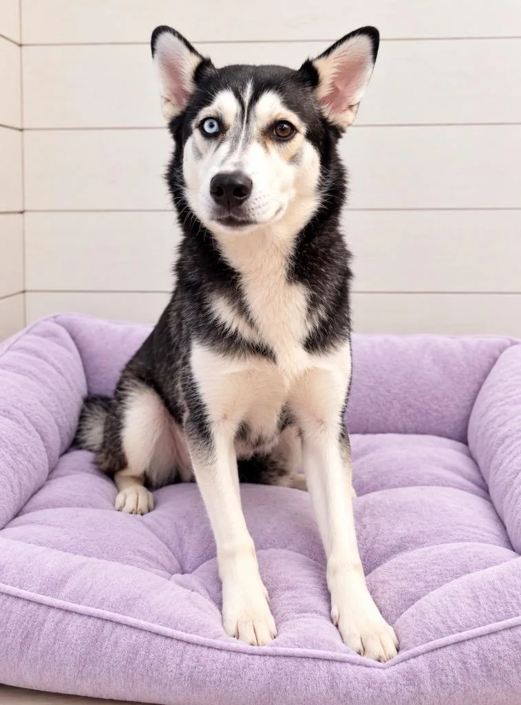 An adult medium-sized female Husky dog named Luna for adoption in Centralia, IL
