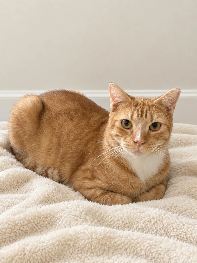 A young medium-sized male Tabby (Orange / Red) Domestic Short Hair cat named Rudy for adoption in Greensboro, NC