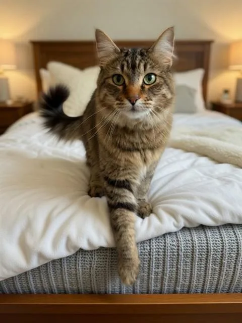 A young medium-sized male Domestic Medium Hair cat named Ozzy for adoption in Agoura, CA