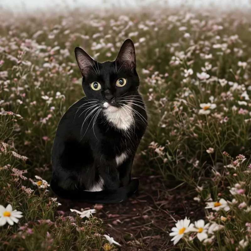 An adult medium-sized male Black Domestic Short Hair cat named Marley for adoption in Kansas City, MO