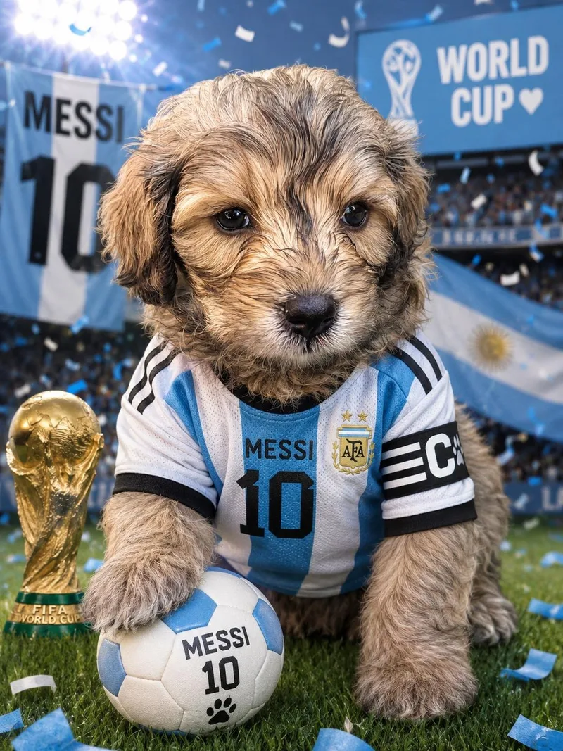 A baby small-sized male Brown / Chocolate Cocker Spaniel dog named Leonardo Messi for adoption in Corona Del Mar, CA