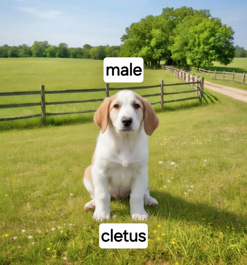 A baby large-sized male Great Dane dog named Cletus for adoption in Manchester, CT
