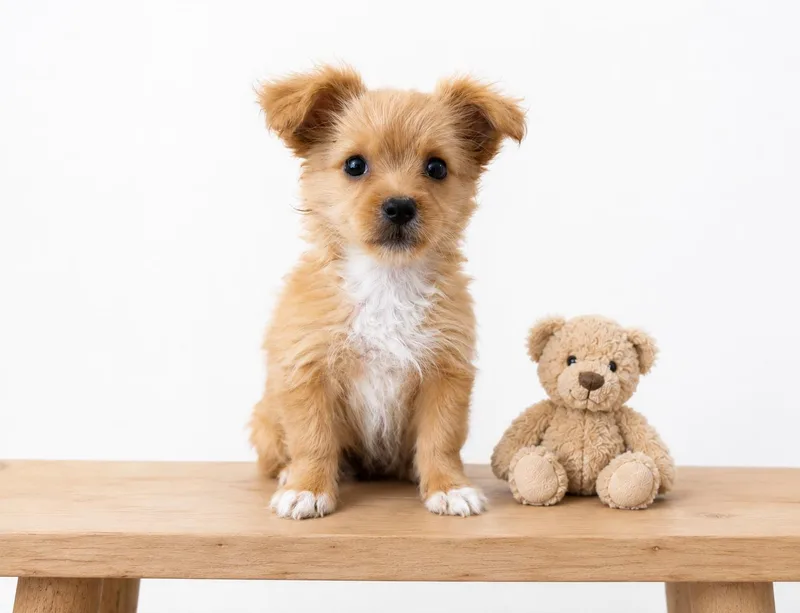A baby small-sized female Pomeranian dog named Dottie for adoption in Corona, CA
