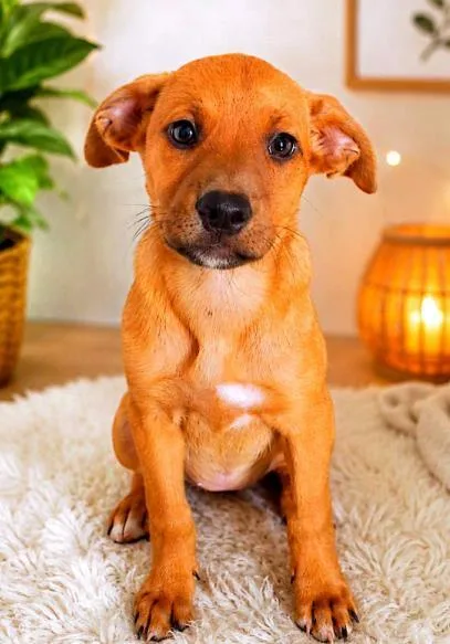 A baby medium-sized male Labrador Retriever dog named Molly for adoption in Washington, DC