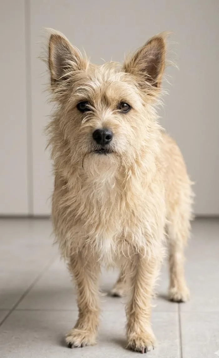 A young small-sized male Cairn Terrier dog named Timon for adoption in Cumming, GA