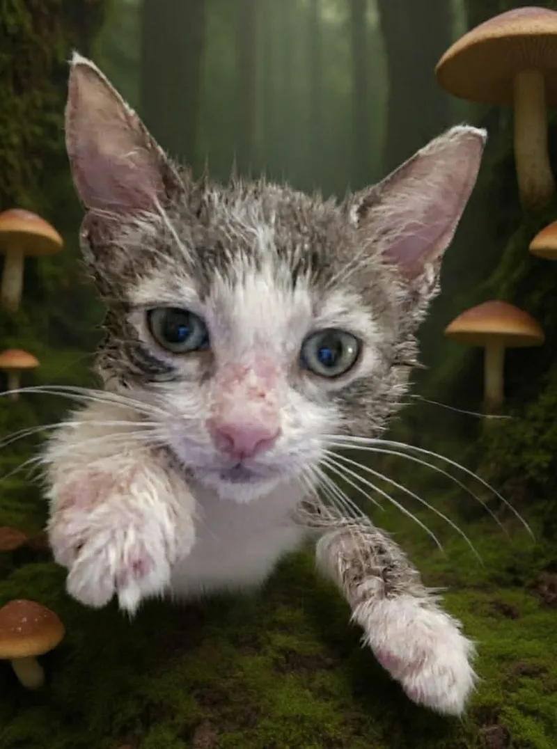 A baby small-sized male Tabby (Brown / Chocolate) Domestic Short Hair cat named Midnight Disco for adoption in Tipp City, OH