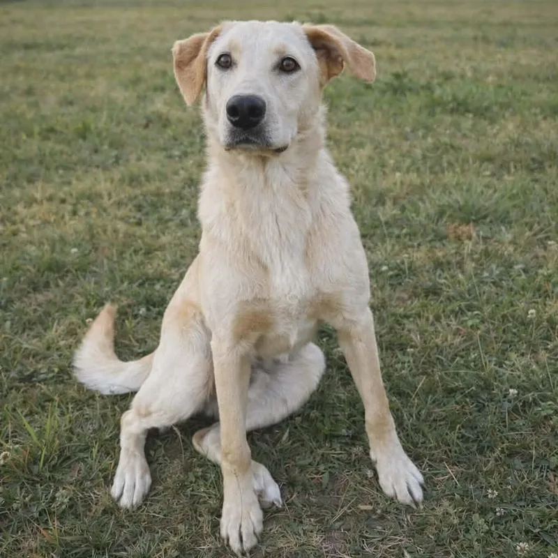 A baby medium-sized male Yellow / Tan / Blond / Fawn Yellow Labrador Retriever dog named Chevy for adoption in Hopkinton, MA