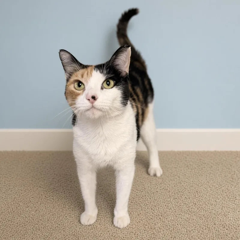 An adult medium-sized female Domestic Short Hair cat named Dixie for adoption in Pilot Point, TX