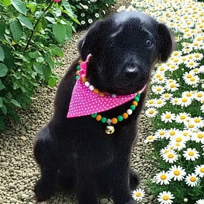 A baby medium-sized female Black Labrador Retriever dog named Dixie for adoption in Madisonville, TN