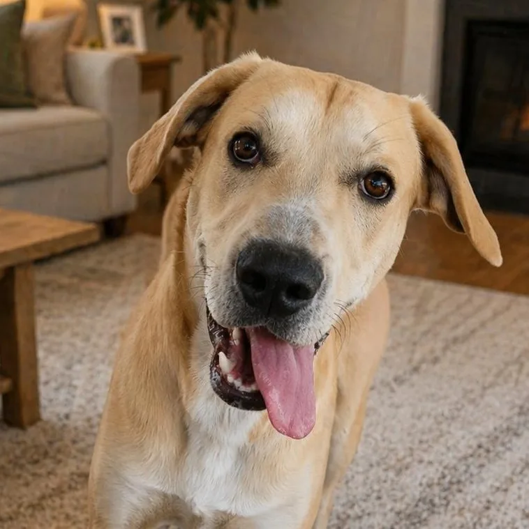 An adult large-sized male Yellow / Tan / Blond / Fawn Labrador Retriever dog named Jack for adoption in Susanville, CA