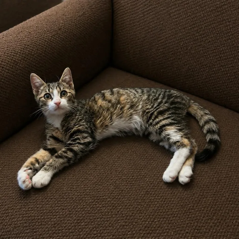 A young medium-sized male Brown / Chocolate Domestic Short Hair cat named Petey Pablo for adoption in Rocky Mount, VA