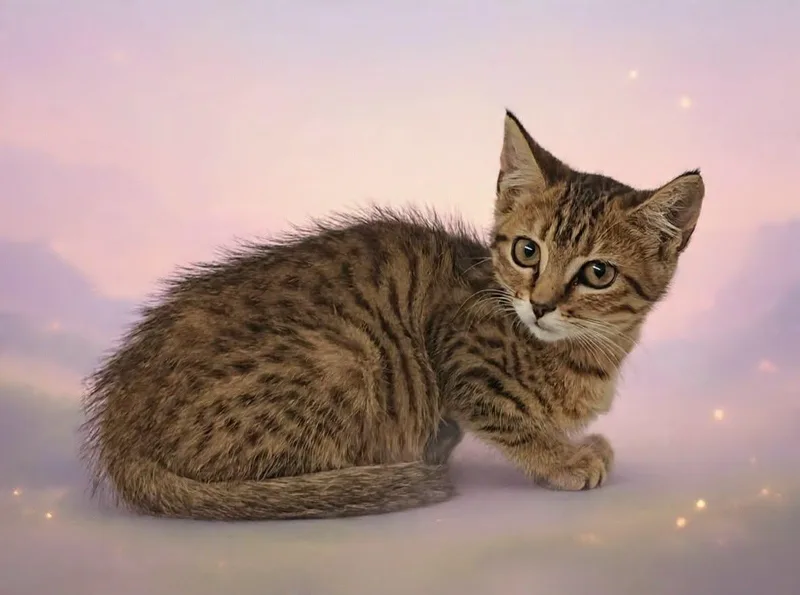 A baby small-sized female Domestic Short Hair cat named Alora for adoption in Talladega, AL