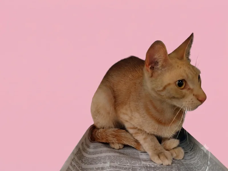 A young medium-sized female Domestic Short Hair cat named Sofia for adoption in Los Angeles, CA