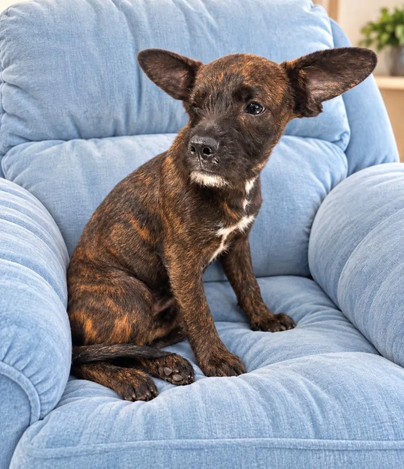 A baby small-sized female Border Terrier dog named Nutella for adoption in St. Augustine, FL