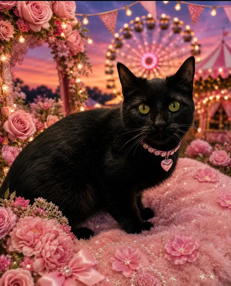 A young large-sized female Domestic Short Hair cat named Mama Noodle for adoption in Washington Court House, OH