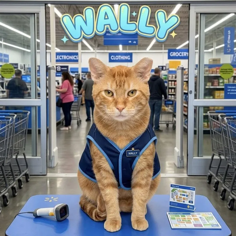 An adult medium-sized male Orange / Red Domestic Short Hair cat named Wally for adoption in Tampa, FL