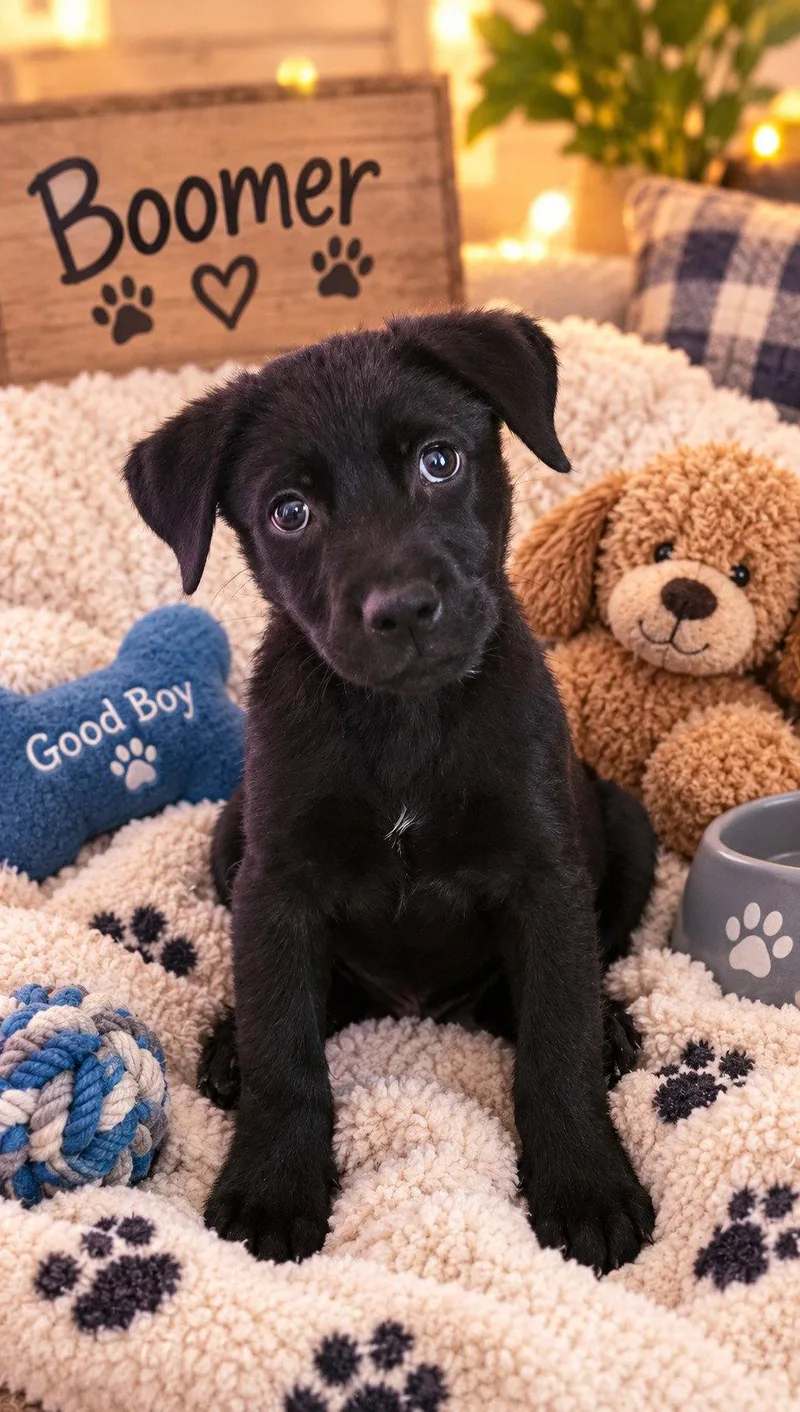 A young medium-sized male Labrador Retriever dog named Boomer for adoption in Ball Ground, GA