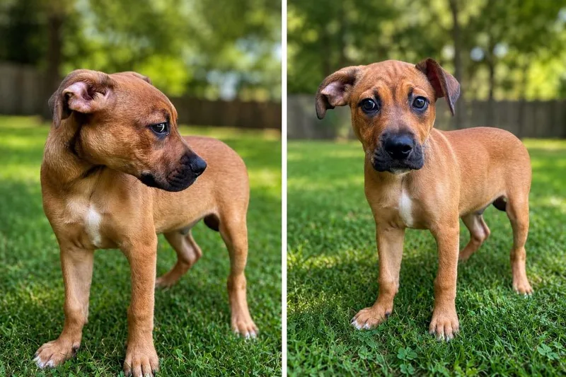 A baby medium-sized male Mixed Breed dog named Scrappy Doo for adoption in Russellville, KY
