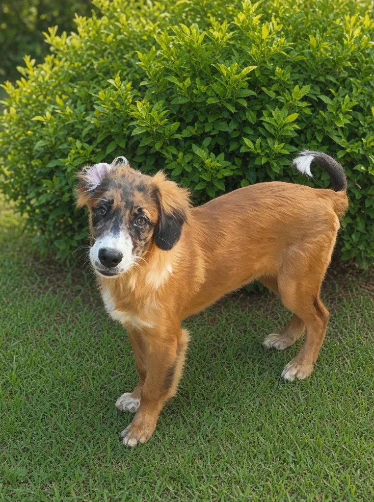 A baby large-sized male Shepherd dog named Henry for adoption in Bloomfield, CT