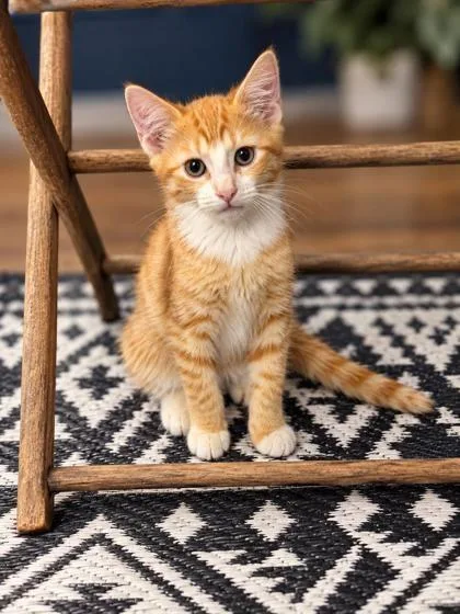 A baby small-sized male Domestic Short Hair cat named Richard for adoption in Williamsport, PA