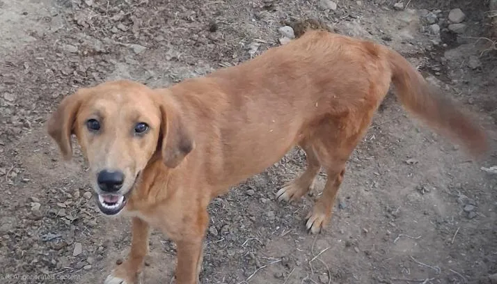 A young medium-sized female Golden Retriever dog named Roxy for adoption in Mena, AR