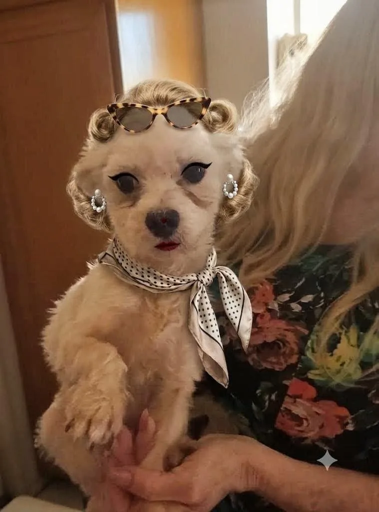 An adult small-sized female Maltese dog named Sophia Loren for adoption in Los Angeles, CA