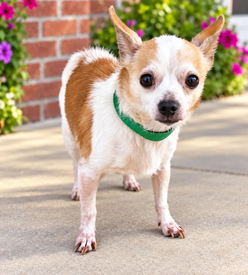 A senior small-sized male Chihuahua dog named Bo Diddly for adoption in St. Augustine, FL