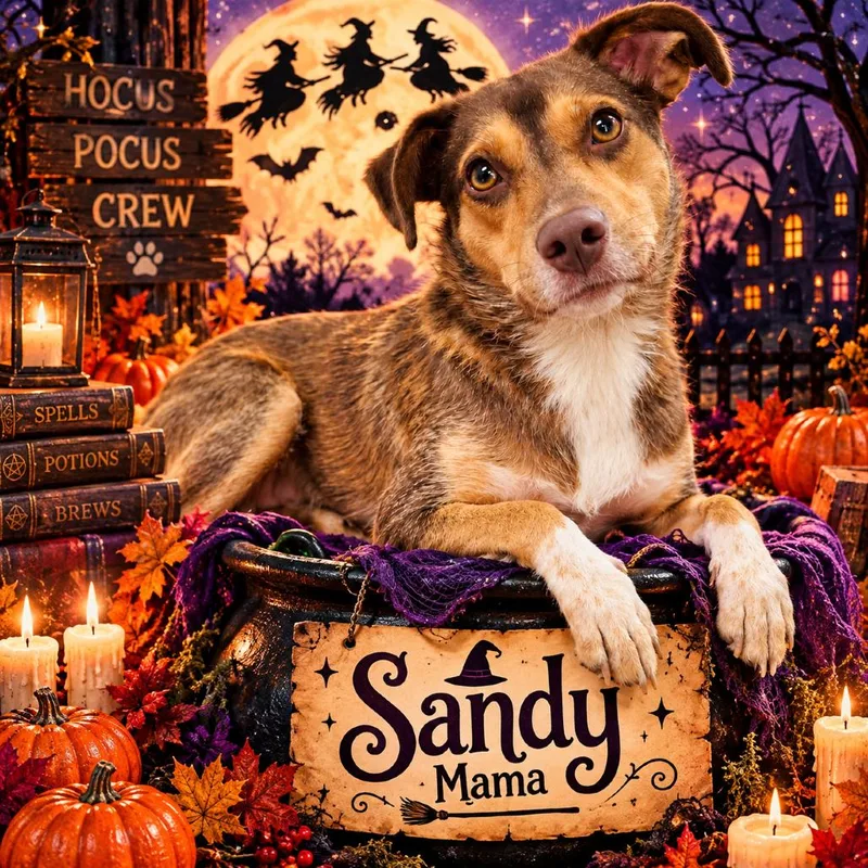 An adult medium-sized female Australian Shepherd dog named Sandy for adoption in Lebanon, MO