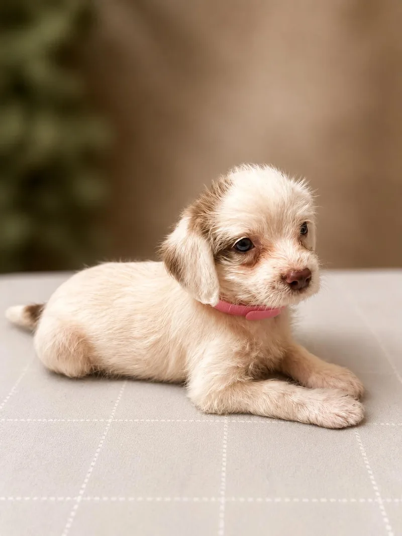 A baby small-sized female Maltipoo dog named Rose for adoption in Dallas, TX