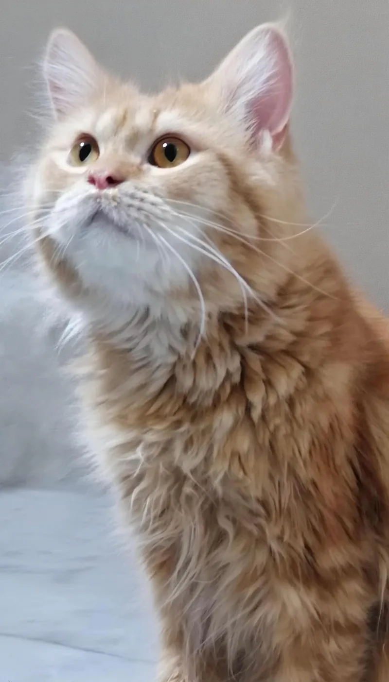A young medium-sized male Domestic Long Hair cat named Kenny for adoption in Snow Hill, MD