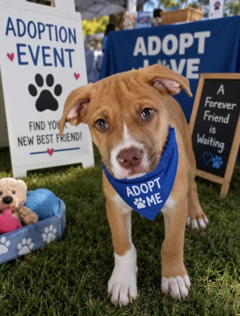 A baby medium-sized male Yellow / Tan / Blond / Fawn English Bulldog dog named Alfie for adoption in Watertown, CT