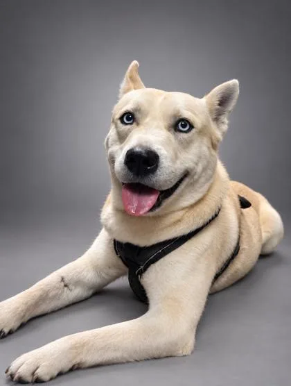 An adult medium-sized male Husky dog named Jack Frost for adoption in Bowling Green, KY