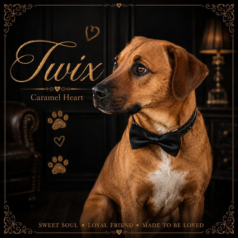 A young small-sized male Golden Labrador Retriever dog named Twix for adoption in Farmington, MO