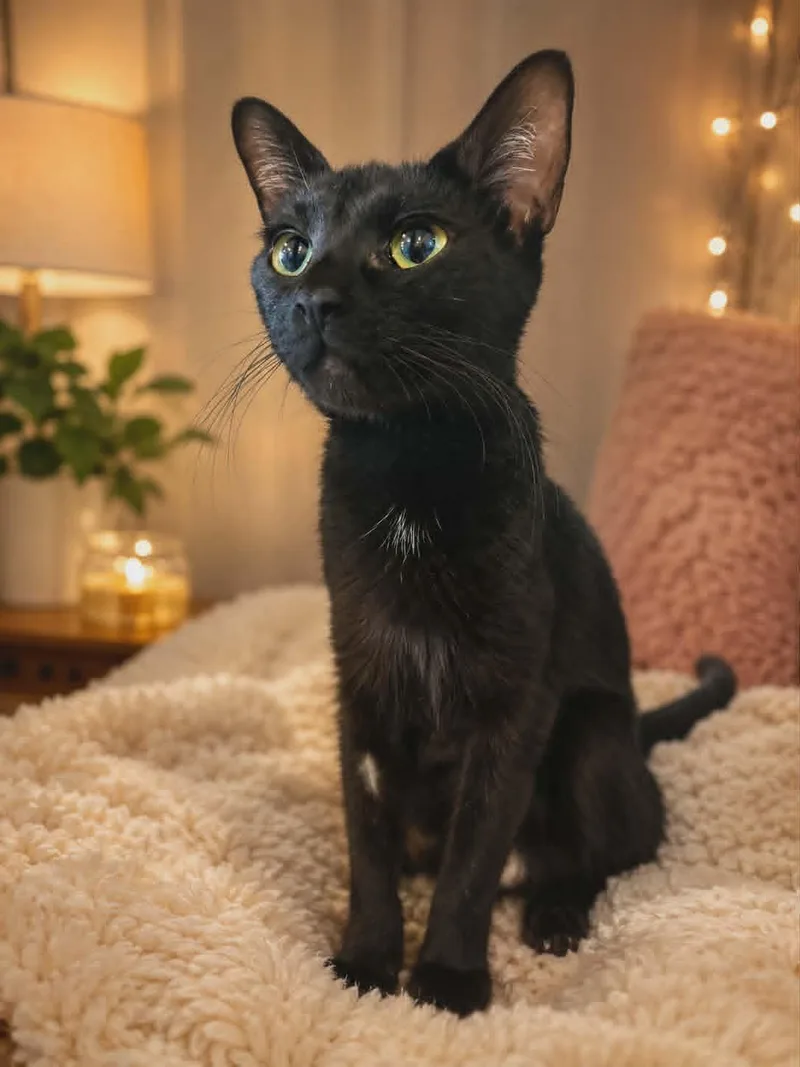A young small-sized female Domestic Short Hair cat named Lulu C Seago for adoption in Saunderstown, RI