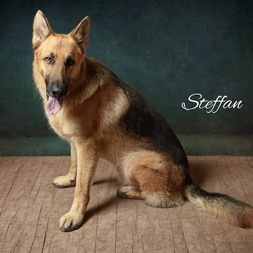 An adult large-sized male Yellow / Tan / Blond / Fawn German Shepherd Dog dog named Steffan for adoption in Weatherford, TX