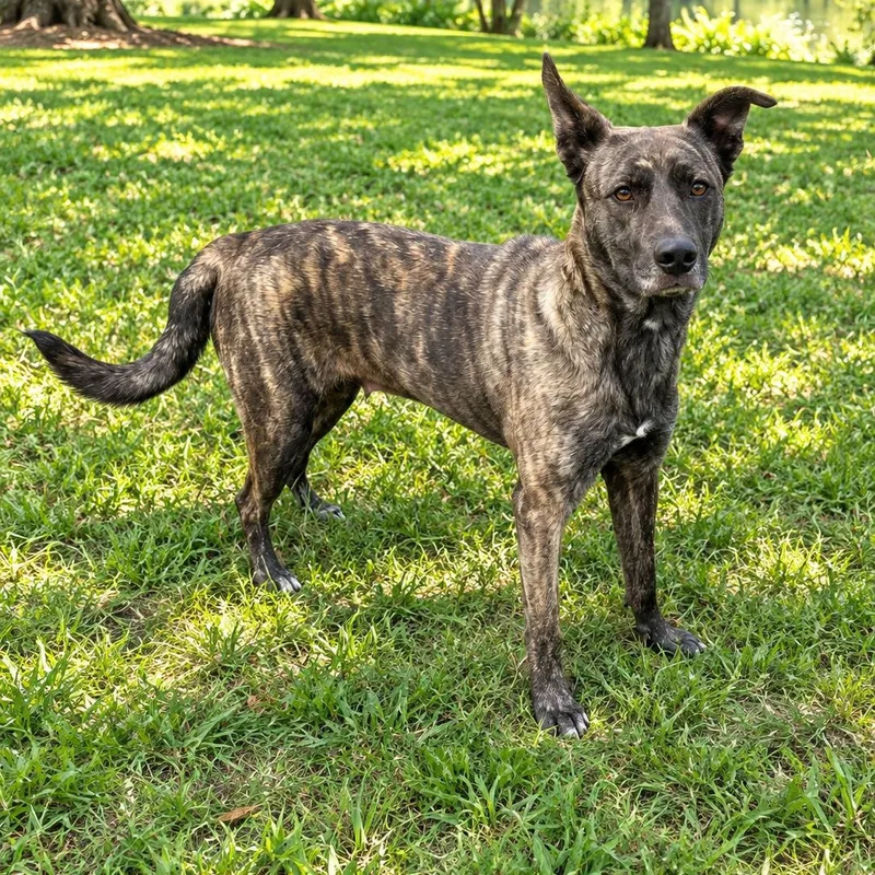 An adult large-sized female Dutch Shepherd dog named Keira for adoption in Winter haven, FL
