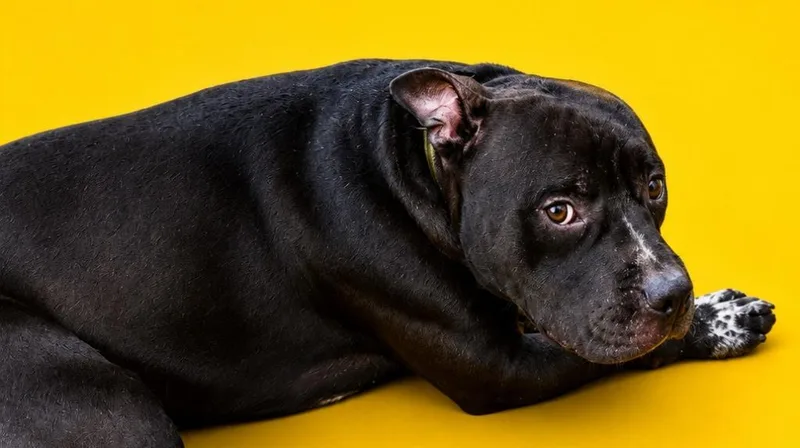 A young medium-sized male Pit Bull Terrier dog named Dozer for adoption in Wauchula, FL