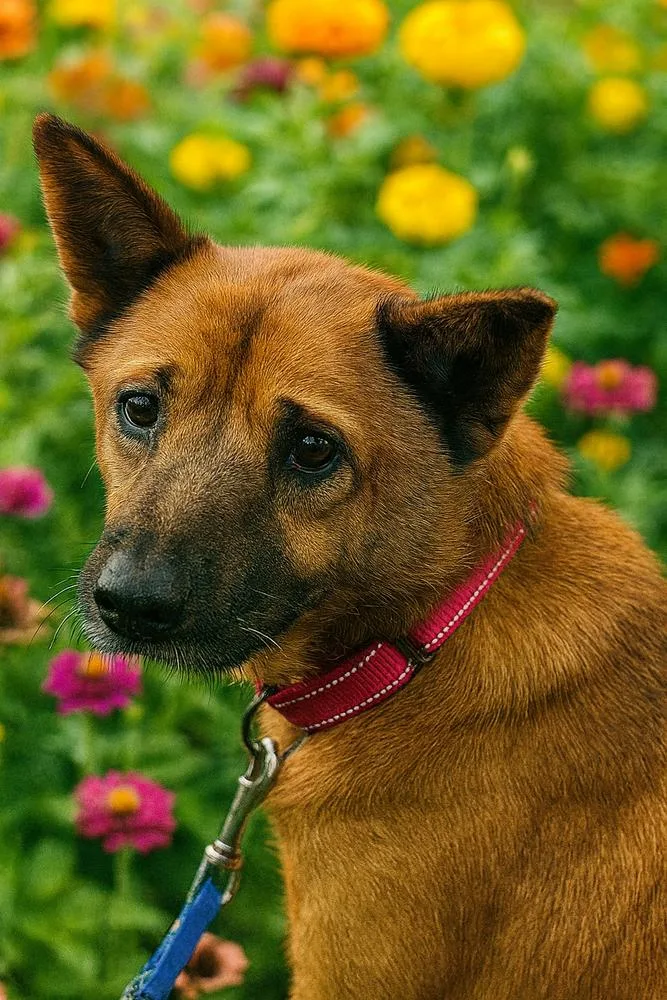 An adult medium-sized female Red / Chestnut / Orange Australian Cattle Dog / Blue Heeler dog named Punkin for adoption in San Antonio, TX