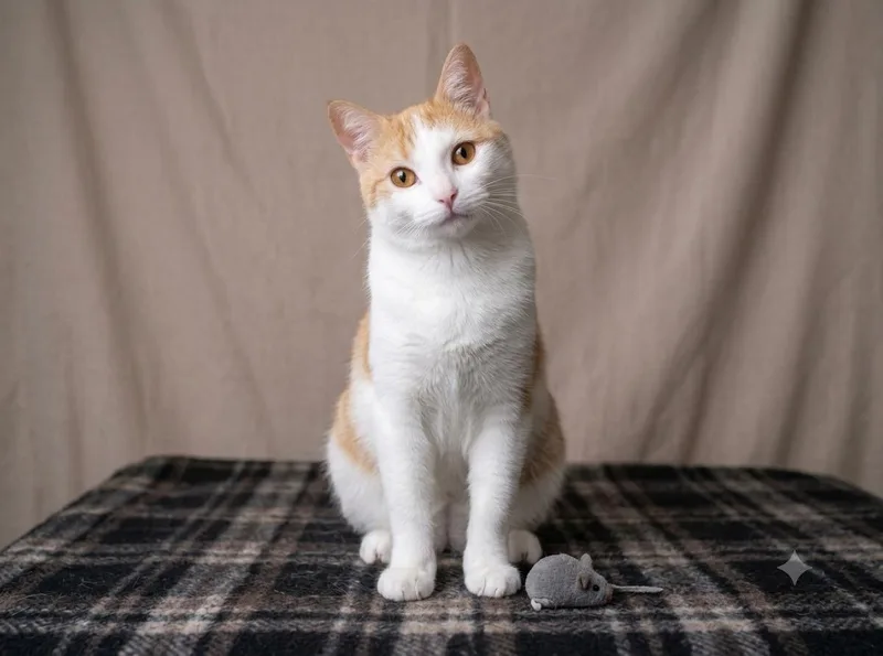 An adult medium-sized female Orange & White Domestic Short Hair cat named Alewife for adoption in Newtown Square, PA