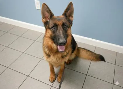 An adult large-sized female German Shepherd Dog dog named Delta for adoption in Bowling Green, KY