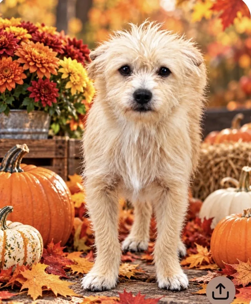 A young small-sized male Cairn Terrier dog named Snickers for adoption in Sarasota, FL