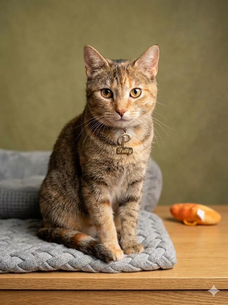 A baby small-sized female Calico American Shorthair cat named Patty & Charmer for adoption in East Orange, NJ