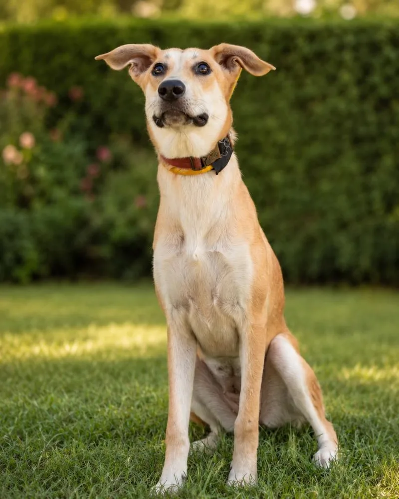 A young medium-sized female Carolina Dog dog named Clair for adoption in North Syracuse, NY