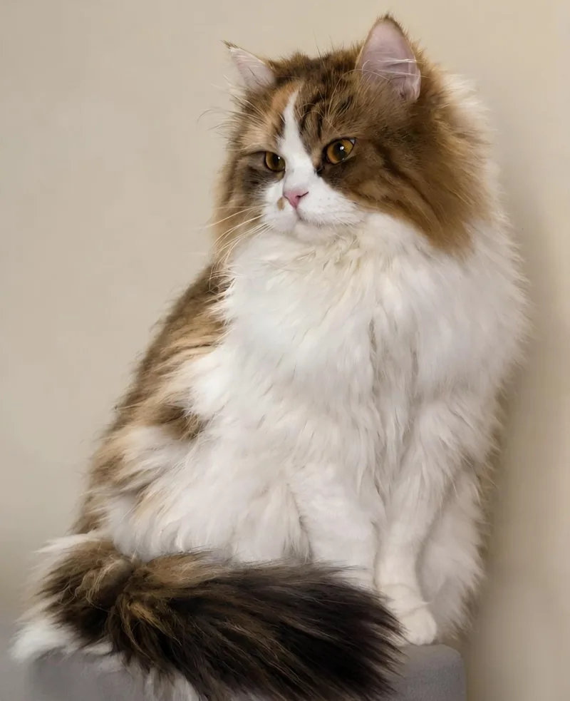 An adult medium-sized female Persian cat named Lucille for adoption in Snow Hill, MD