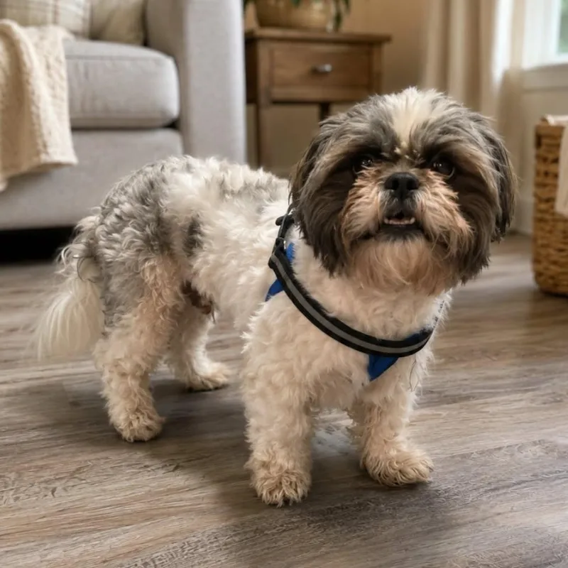 A young small-sized male Shih Tzu dog named Rocky Gs for adoption in Allen, TX
